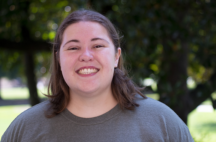 Abbie Price smiles for the camera
