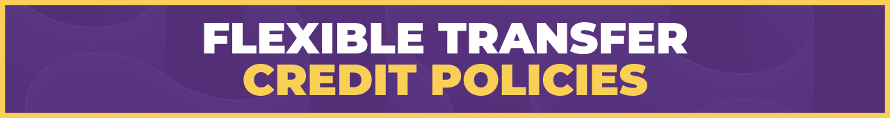 Banner depicts transfer credit flexibility