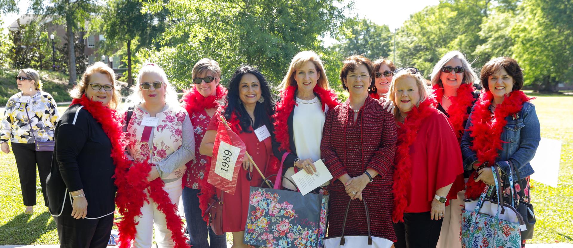 Group photograph of the Class of 1989 at Alumnae Weekend