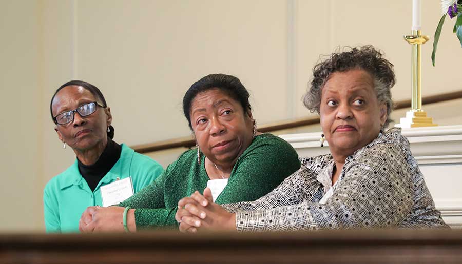 Christine Everett, Sonya Tomlinson Holland, and Dyleane Tolbert Taylor 