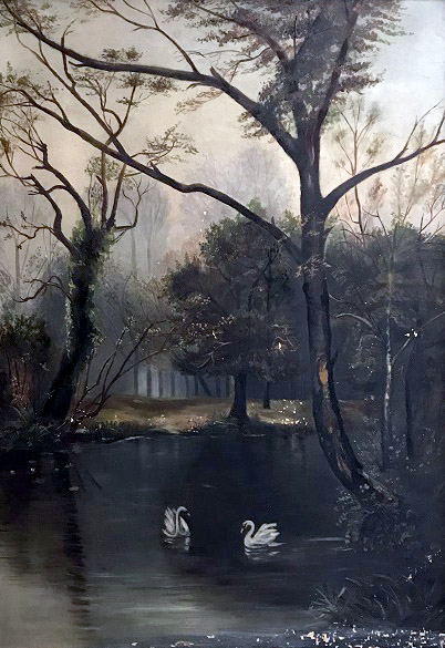 Picture of painting ArtistunkTwo Swans.