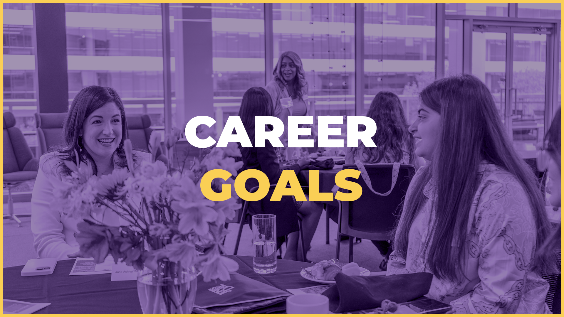 Career Goals Purple Tile