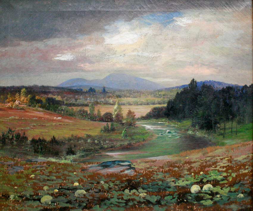 Picture of painting Valley Scene with Melons