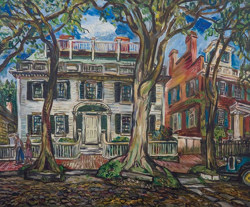 Picture of the painting Nantucket House.