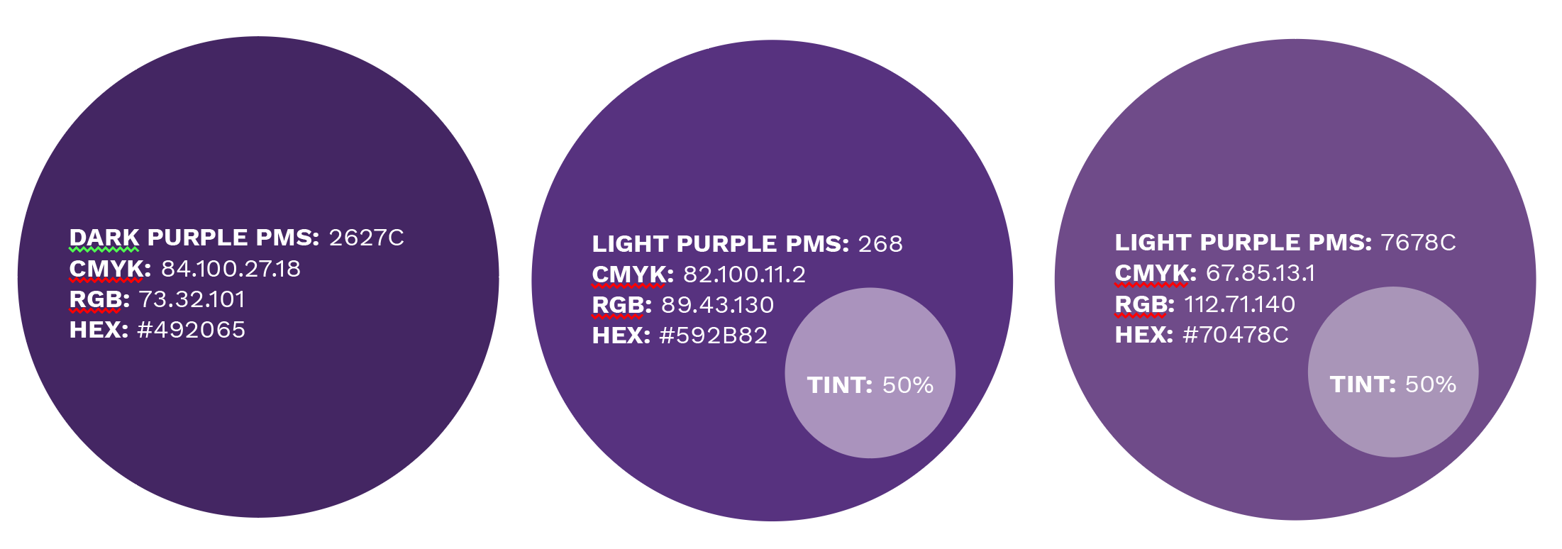 Approved purple color for Branding Wesleyan College