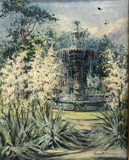 Picture of painting The Fountain Harriet Bowdoin.