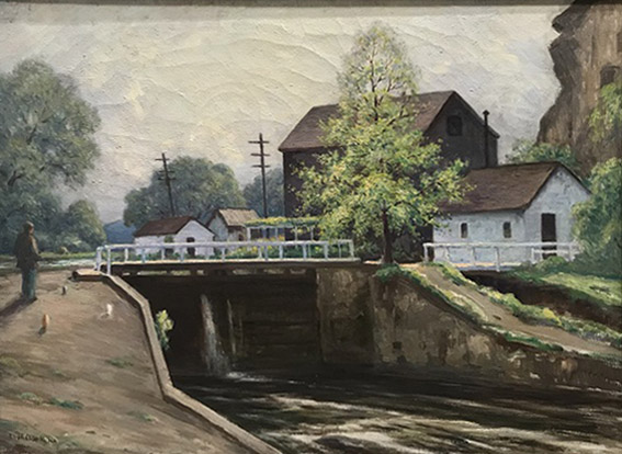 Picture of painting Untitled Town Path.