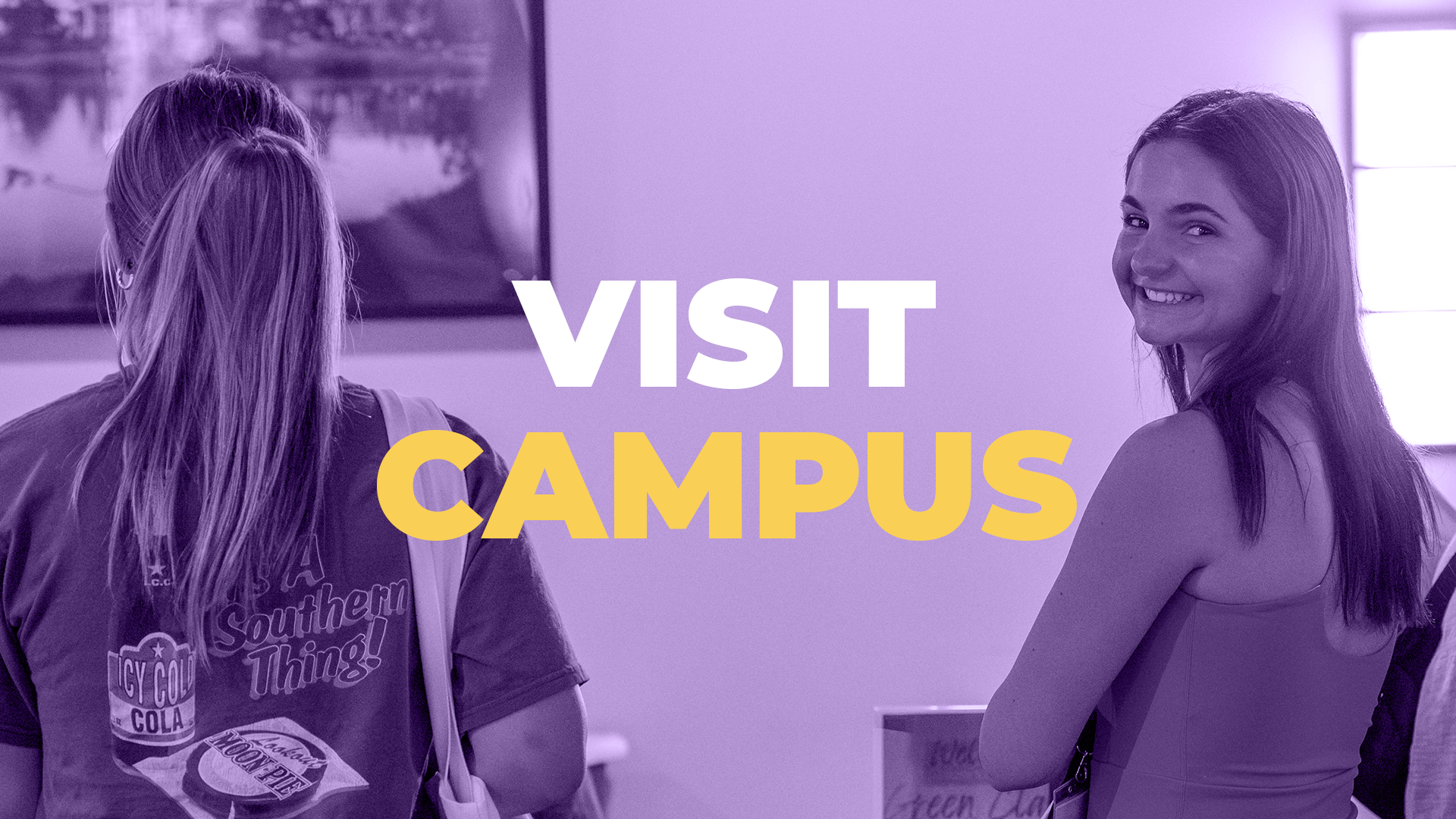 VISIT CAMPUS Purple Tile