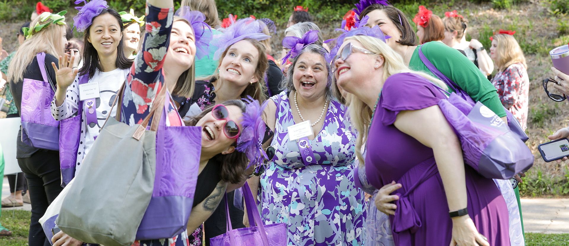 Alumnae Weekend selfie fun