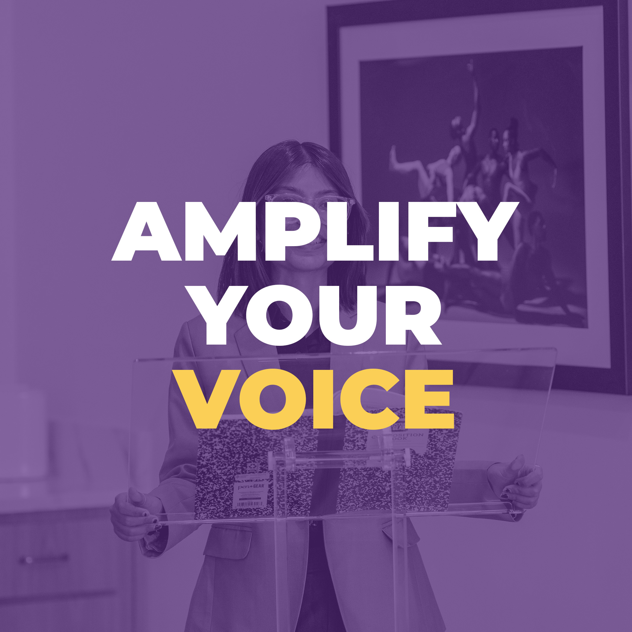 amplify your voice