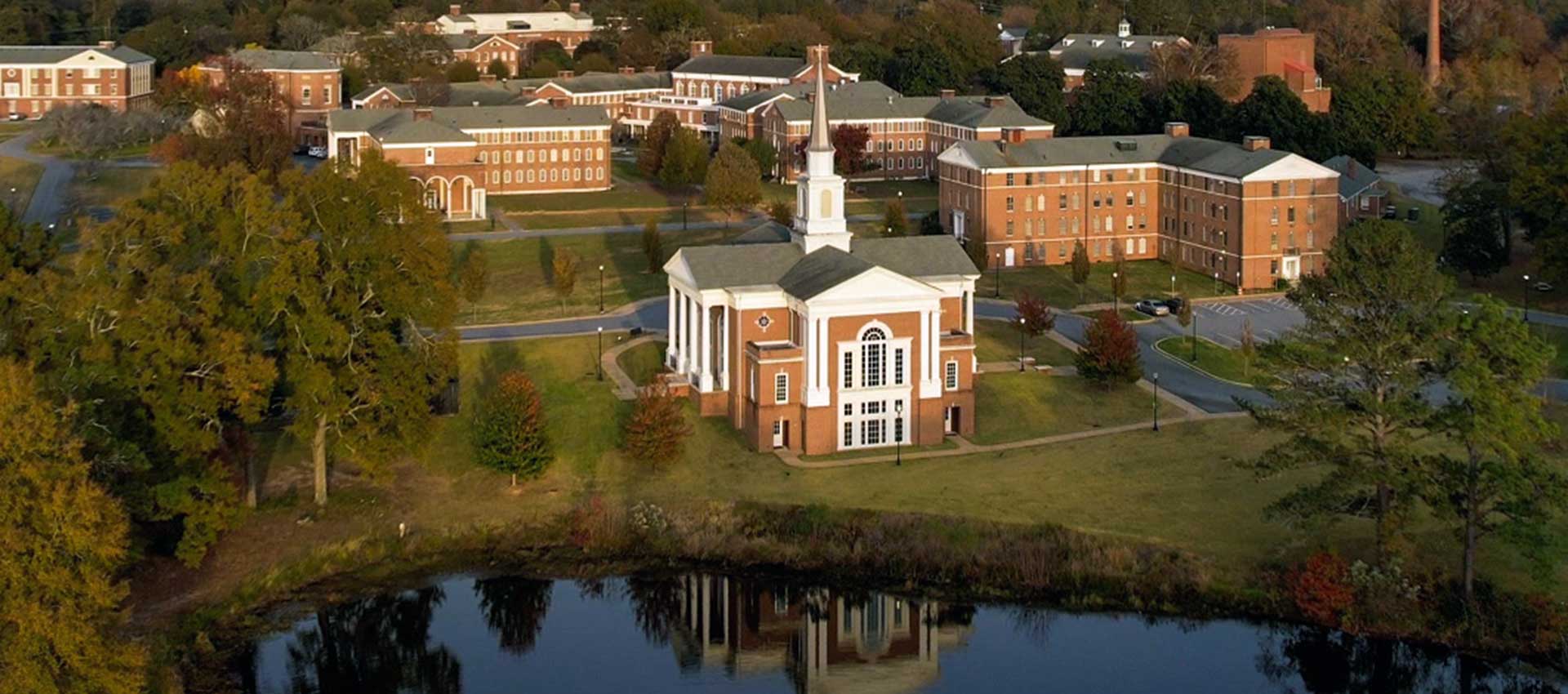 Campus view from above