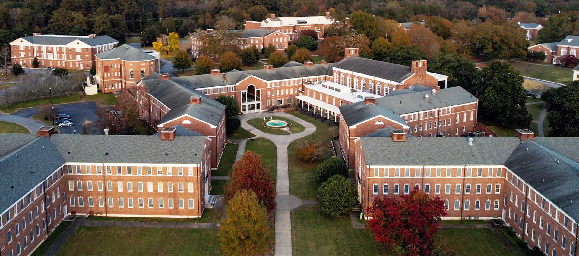 Campus view from above.