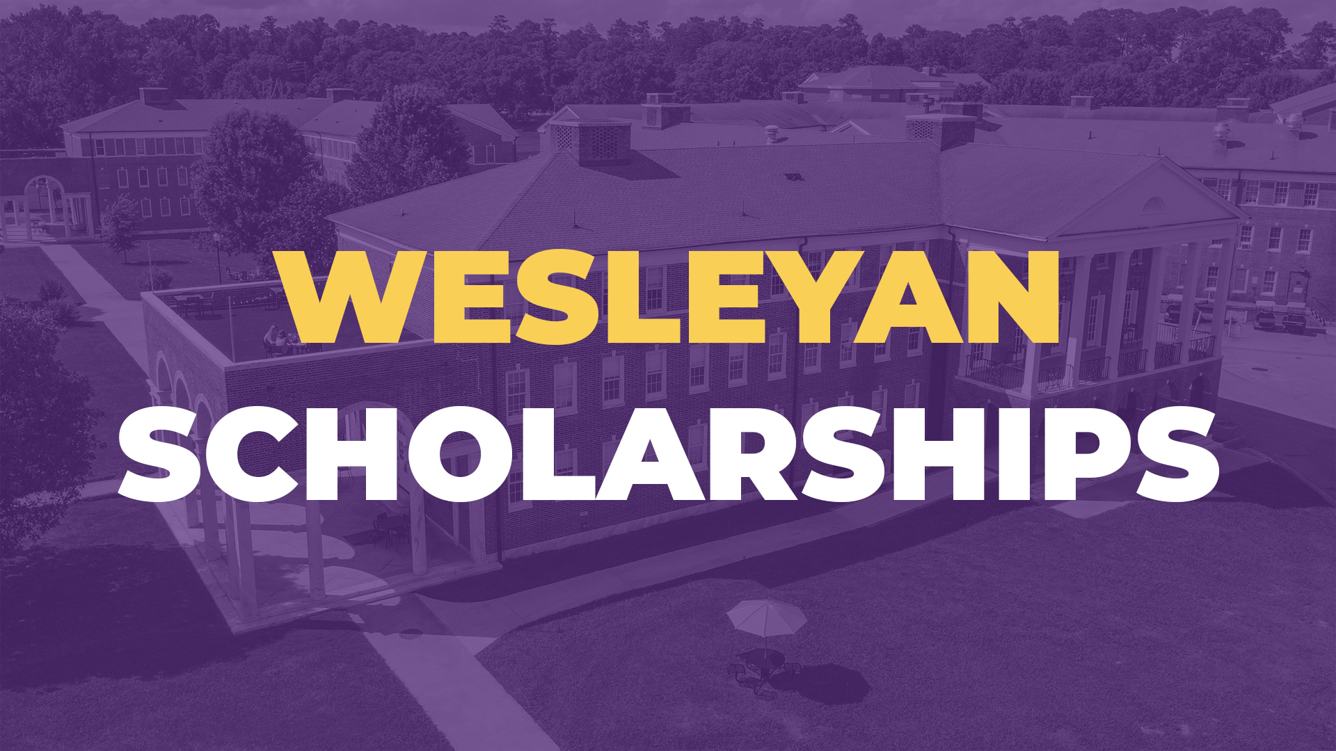 wesleyan scholarships tile