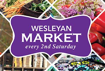Wesleyan Market, every 2nd Saturday