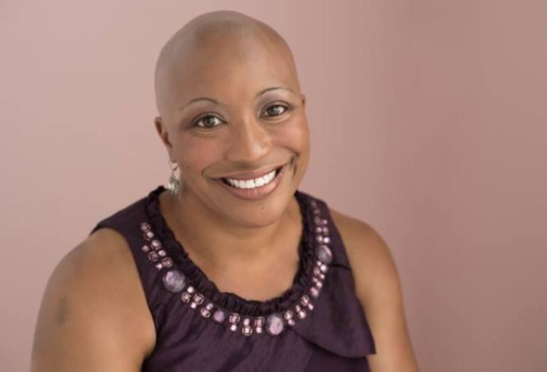 Alumnae Tonya Parker smiles for the camera